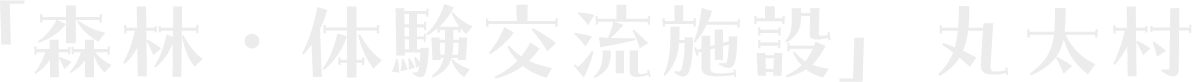 「森林・体験交流施設」丸太村
